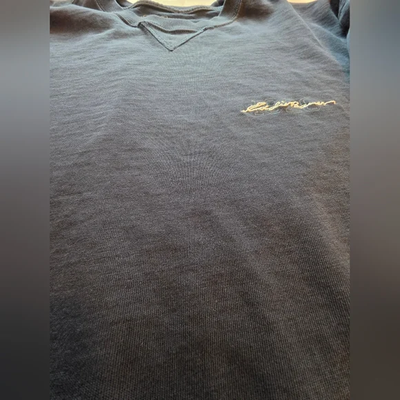 Eddie Bauer Men's Navy Crewneck Sweatshirt - Picture 5 of 9